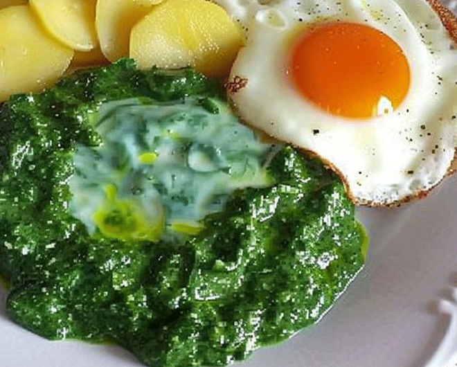 Spinat, Spiegelei und Salzkartoffeln – das Essen, das nach Zuhause schmeckt