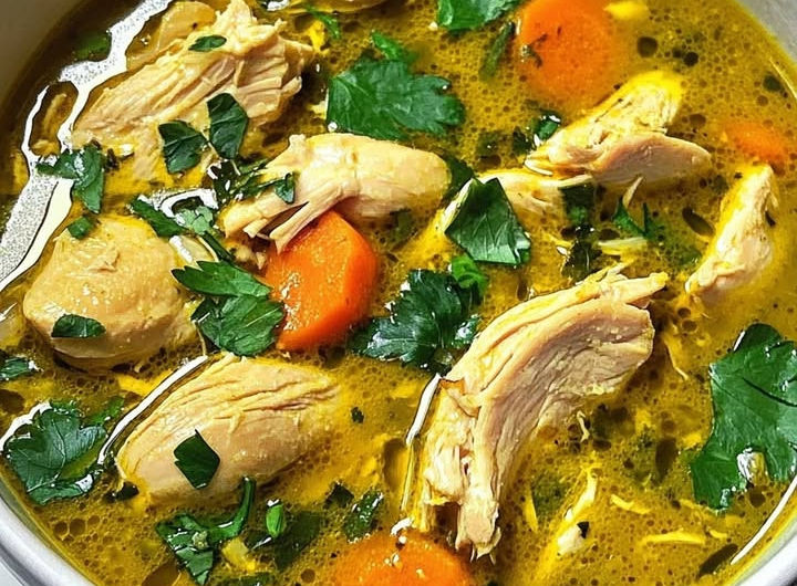 Wie diese Kurkuma-Hühnersuppe meine Familie durch den Winter gebracht hat – und warum sie jetzt unser Hausmittel Nr. 1 ist