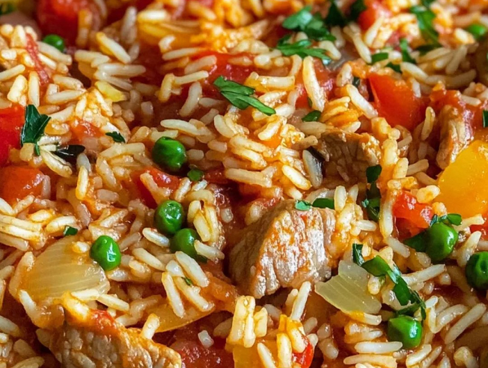 Serbisches Reisfleisch mit Paprika und Huhn – so mache ich es für meine Familie