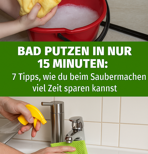 Das ganze Bad in nur 15 Minuten putzen? Mit diesen Tricks klappt es