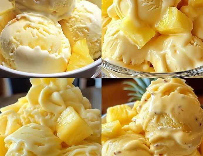 So einfach machst du das cremigste ananas-eis – schmeckt wie aus dem urlaub!