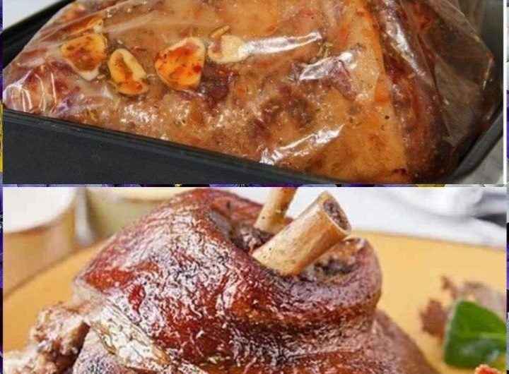 Herrlich aromatische Schweinshaxe aus dem Ofen