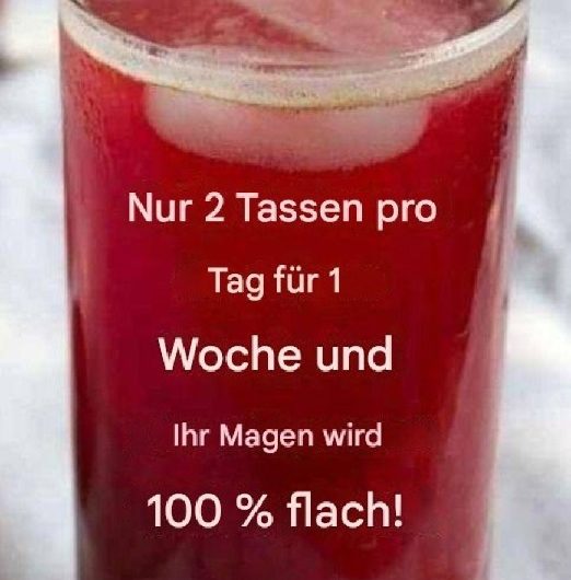 Das stärkste Fettverbrennungsgetränk (5,5 kg in 3 Tagen)