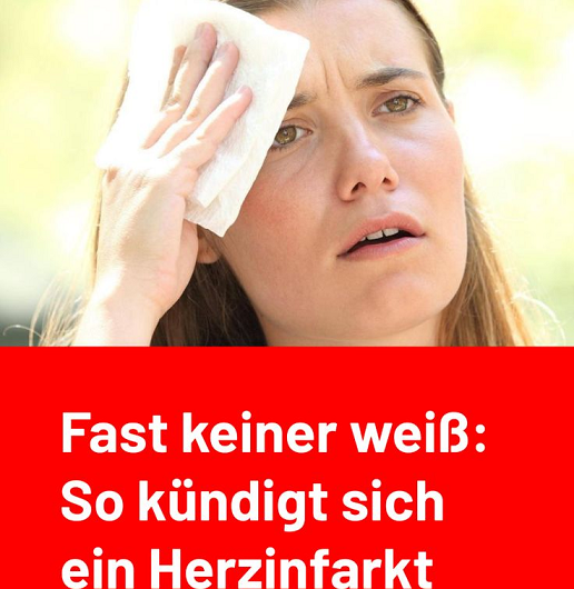 Herzinfarkt kündigt sich vorher an: 9 Symptome, die du niemals ignorieren solltest