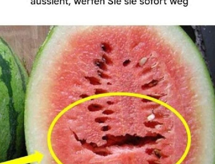 Wenn Sie eine Wassermelone öffnen und das sehen, werfen Sie sie weg! Die gefährliche Wahrheit über unsere liebste Sommerfrucht