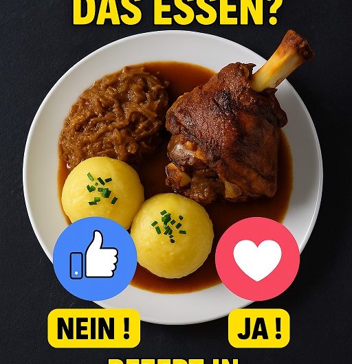 Schweinshaxe mit Sauerkraut und Klößen – So mach ich’s immer, wenn Besuch kommt