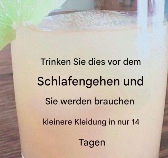 Schlafensgetränk, um das gesamte Bauchfett in nur 1 Woche zu entfernen – Das natürliche Wundermittel für die Nacht