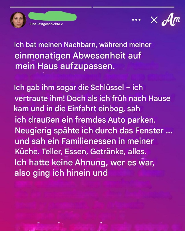 Ich bat meinen Nachbarn, sich während meiner einmonatigen Abwesenheit um meine Pflanzen zu kümmern – als ich zurückkam, lebten Fremde in meinem Haus
