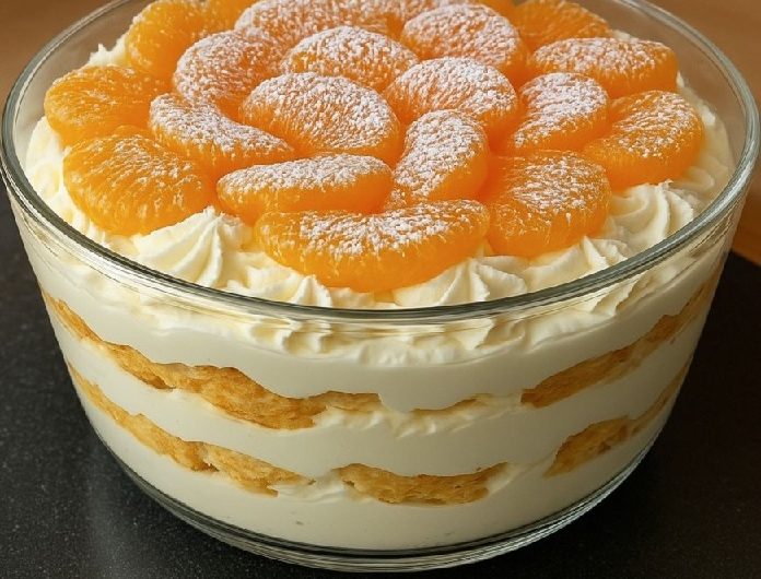 Himmlisches Mandarinen-Schichtdessert – die süße Versuchung meiner Familie