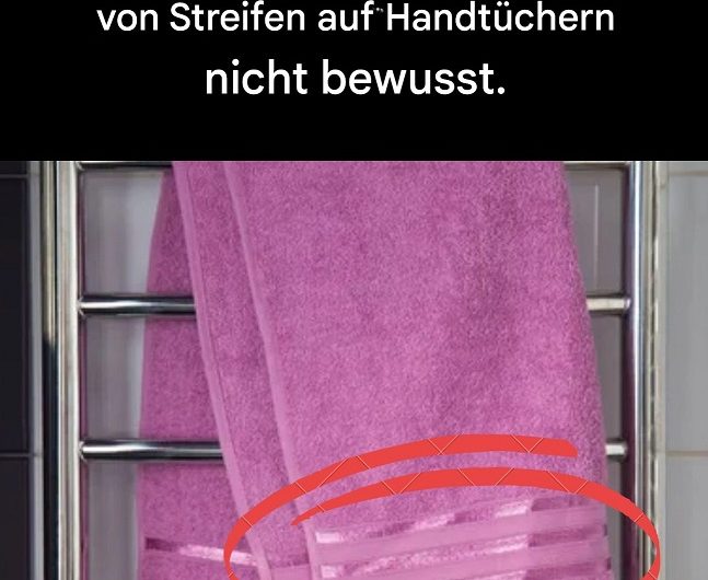 Das verborgene Geheimnis der Streifen auf Handtüchern – und warum sie viel mehr sind als nur Dekoration