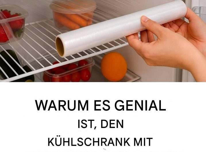 Warum Frischhaltefolie im Kühlschrank genial ist: Der Trick, den jeder anwendet