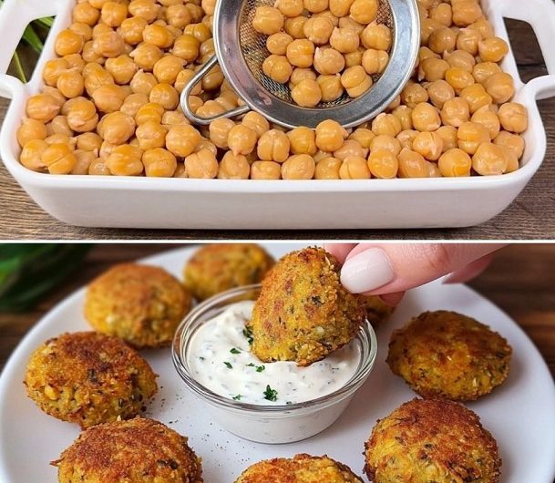 Mediterrane Kichererbsen-Fritters – Knusprig, würzig und voller Sommergeschmack!