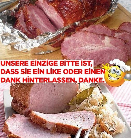 Kasselerbraten wie im Restaurant – so saftig und zart, dass jeder nach dem Rezept fragt!