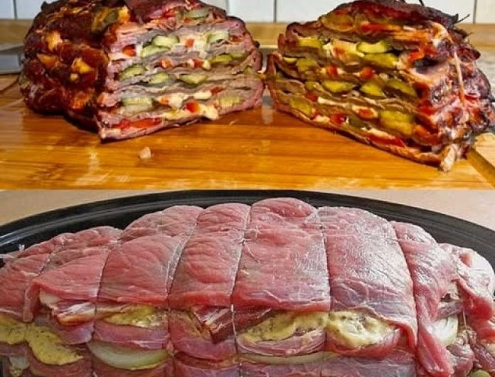 Schichtbraten in Senfsauce – herzhaft, aromatisch und in einer Stunde auf dem Tisch
