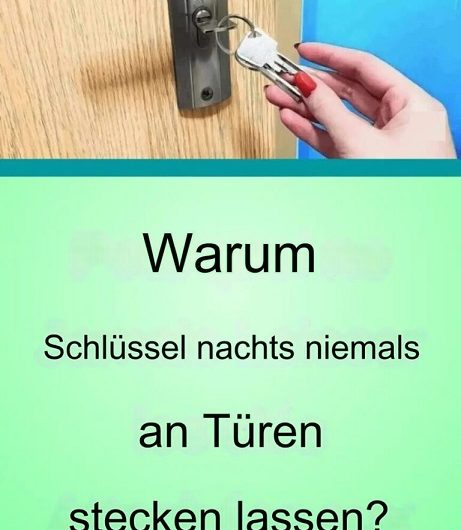 Warum Schlüssel nachts niemals im Türschloss stecken lassen – eine unterschätzte Gefahr im Alltag