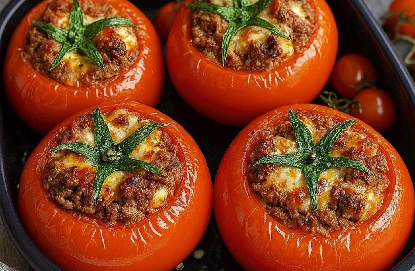 Gefüllte Tomaten mit Hackfleisch – Klassisch, herzhaft und sättigend