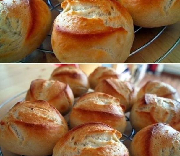Einfache, aber köstliche DDR-Brötchen – der Geschmack von damals, frisch gebacken