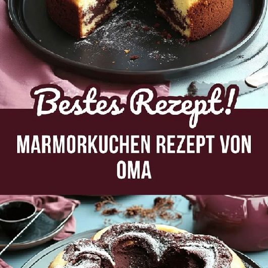 Marmorkuchen Rezept von Oma – ein Stück Kindheit, das niemals vergeht