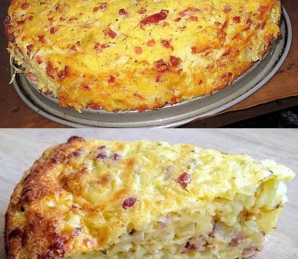 Omas Zwiebelkuchen ohne Boden – das musst du unbedingt probieren