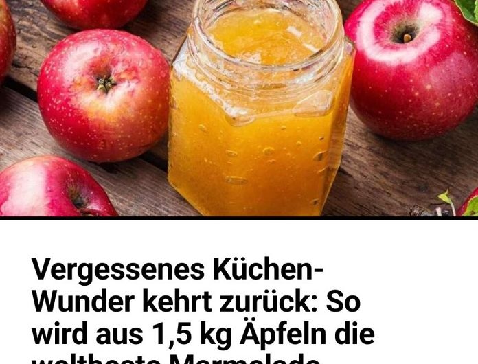 Apfelmarmelade wie bei Oma – fruchtig, süß und voller Erinnerungen