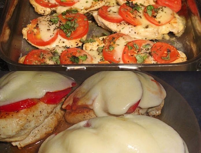 Hähnchenbrustfilet mit Tomate und Mozzarella überbacken – Ein einfaches und köstliches Rezept aus meiner Küche