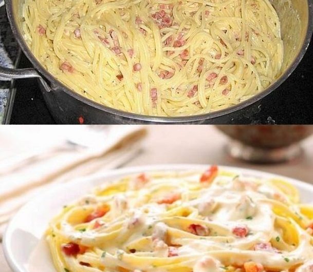 Blitzschnelle Spaghetti Carbonara ohne Schnickschnack – cremig, herzhaft und in wenigen Minuten auf dem Tisch