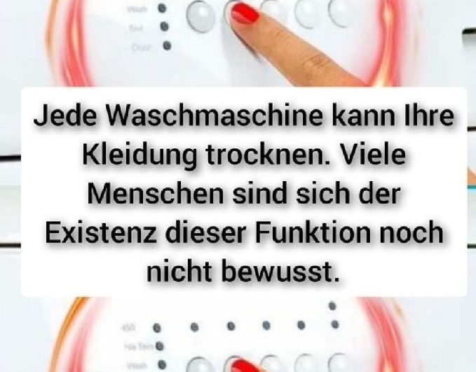 Kleidung schneller trocknen: Ein einfacher Trick mit der Waschmaschine