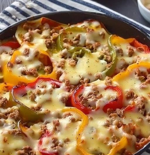 Gefüllter Paprika-Auflauf wie bei Oma – das Familiengeheimnis, das jede Jahreszeit lecker macht!