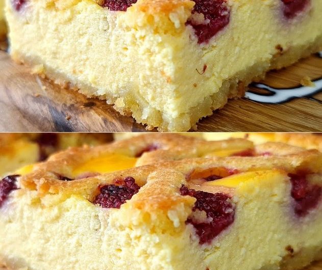 Der Kirsch-Frischkäse-Kuchen, den ich fast zufällig wiedergefunden habe – und der jetzt jedes Mal als Erster vom Tisch verschwindet!