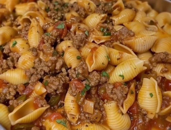 Muschelnudeln mit Hackfleisch – das herzhafte Familiengericht, das immer gelingt