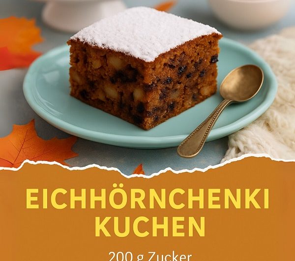 Ich wollte nur Äpfel verwerten – und habe den Eichhörnchenkuchen gebacken, der alle im Haus verrückt gemacht hat