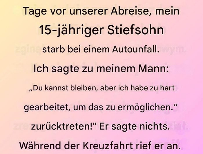 Ich habe meine Traumkreuzfahrt den familiären Verpflichtungen vorgezogen – und den Preis dafür bezahlt