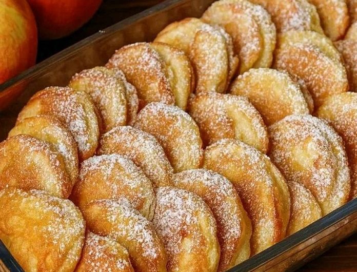 Apfelringe mit Joghurt – das Rezept, das mich immer an meine Kindheit erinnert und das ich heute fast zweimal pro Woche backe
