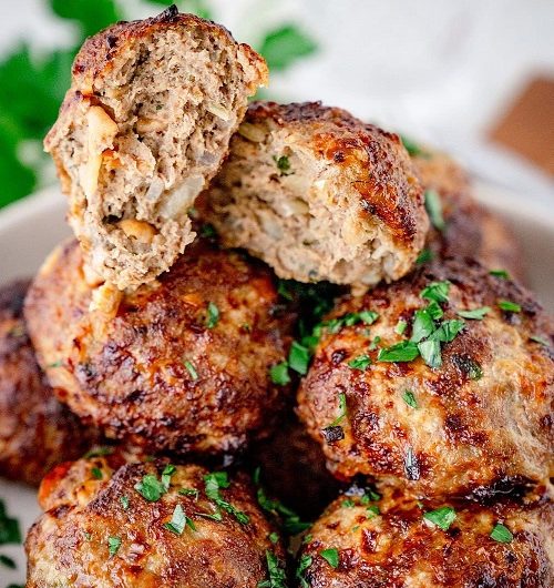Knusprige Frikadellen aus dem Airfryer