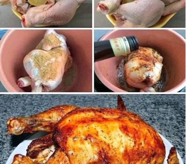 Mein Airfryer-Hähnchen mit Zitrone und Oregano – außen knusprig, innen saftig, und alle im Dorf wollen das Rezept!