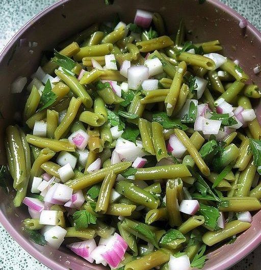 Grüner Bohnensalat wie von meiner Oma – frisch, einfach und voller Sommergeschmack