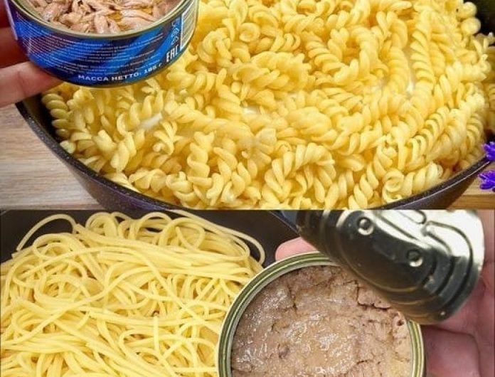 DAS WÜNSCHT SICH MEINE FAMILIE JEDE WOCHE – THUNFISCH-SPAGHETTI, WENN ES SCHNELL, LECKER UND EINFACH SEIN MUSS