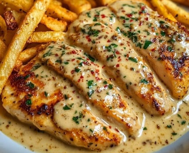 Wenn es schnell gehen muss, aber trotzdem nach etwas Besonderem schmecken soll – mein Alltag mit Hähnchenfilet in cremiger Knoblauchsauce