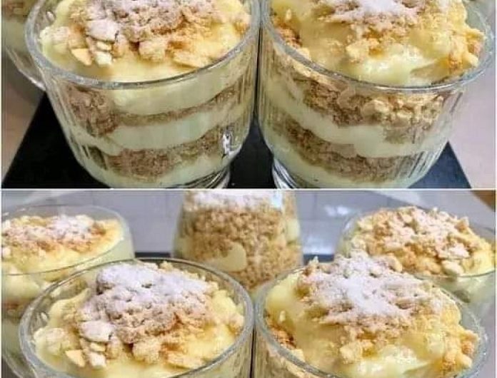 Wenn ich faul bin, mache ich immer dieses Dessert – Napoleon im Glas