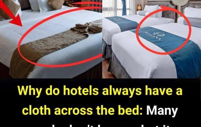 Warum Hotels immer ein Tuch quer über das Bett legen – und warum mir dieses kleine Detail nie wieder egal sein wird