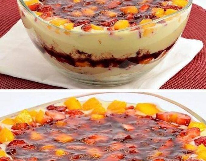 Fruchtiges Trifle wie von Oma – ein cremiges Dessert, das Herzen schmelzen lässt