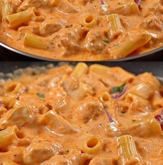 Cremige Pasta mit Tomatensoße – schnell gekocht und voller Wärme