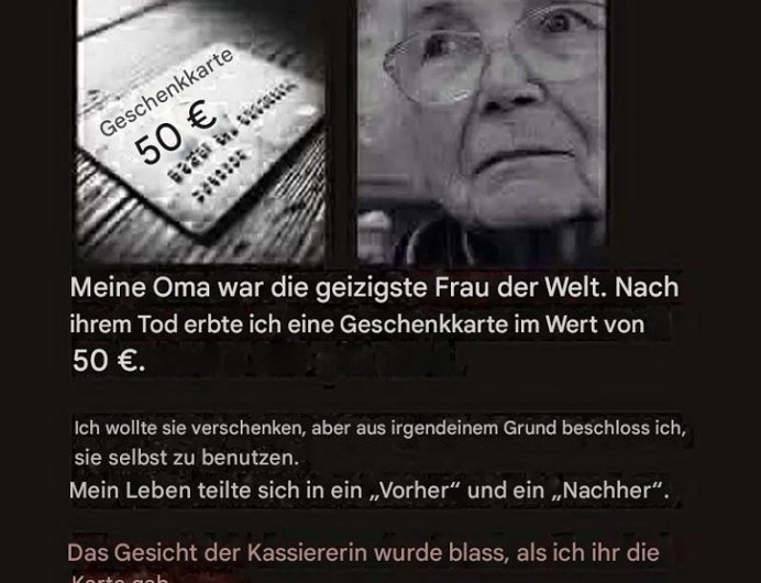 Sie war die geizigste Frau der Welt – bis ich die Wahrheit hinter ihrer Geschenkkarte verstand
