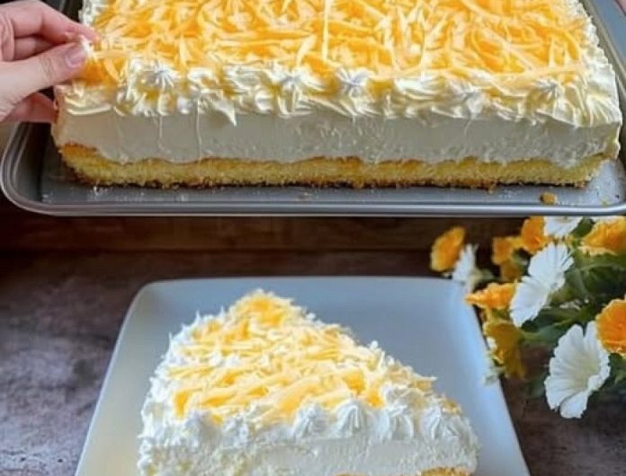 „Der Kuchen, der jeden Tisch erobert“ – Mein Fantakuchen mit Paradiescreme & Mandarinen, der bei uns schon seit Jahren Tradition hat