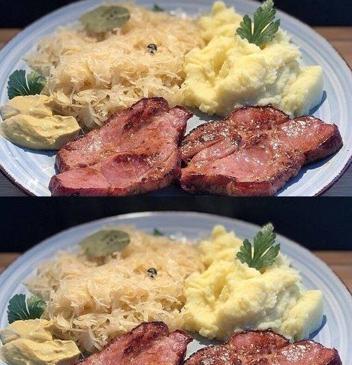 Kassler mit Sauerkraut und Kartoffeln – dieses Gericht hat bei uns schon so viele Sonntage gerettet