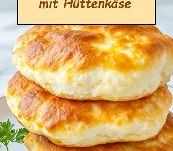 Nach diesem Rezept kaufen Sie kein Brot mehr. Omas Wolkenbrot mit Hüttenkäse – weich, luftig und herrlich einfach
