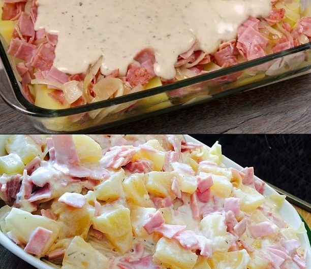 Schmeckt sensationell – Nudelauflauf „Hawaii“, der einfach immer geht