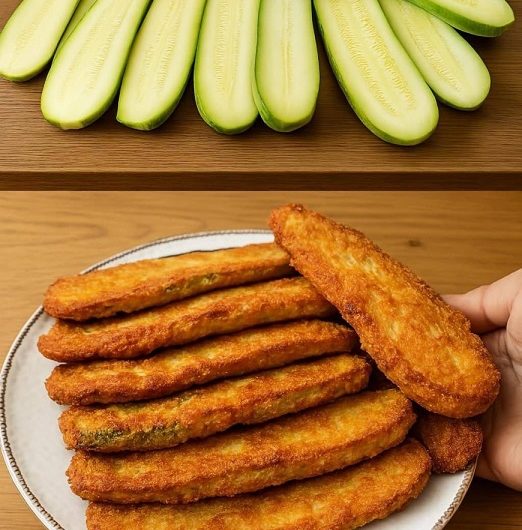 Knusprig panierte Zucchini – so einfach, dass selbst Gemüsemuffel sie lieben