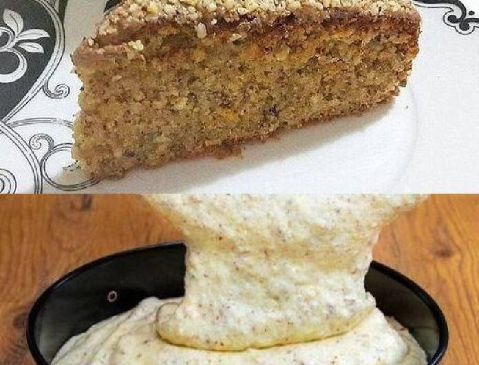 Ultrasaftiger Nusskuchen in 5 Minuten – den ich wirklich jede Woche backe