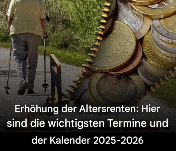 Rentenerhöhung 2025–2026: Der Kalender, den man kennen sollte – Gedanken aus dem Alltag